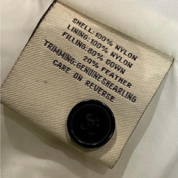 Ugg Puffer Down Vest Shearling Removable Collar zipper Pockets SZ Small EUC - Picture 11 of 13